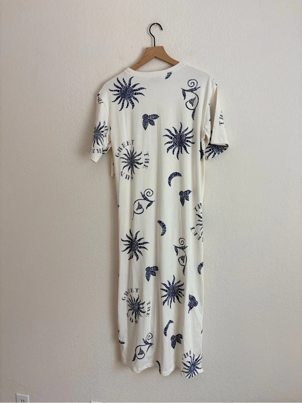 Celandine Graphic Maxi T-Shirt Dress